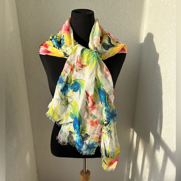 Tommy Bahama floral romper tropical floral romper rayon L NWOT - Picture 13 of 13